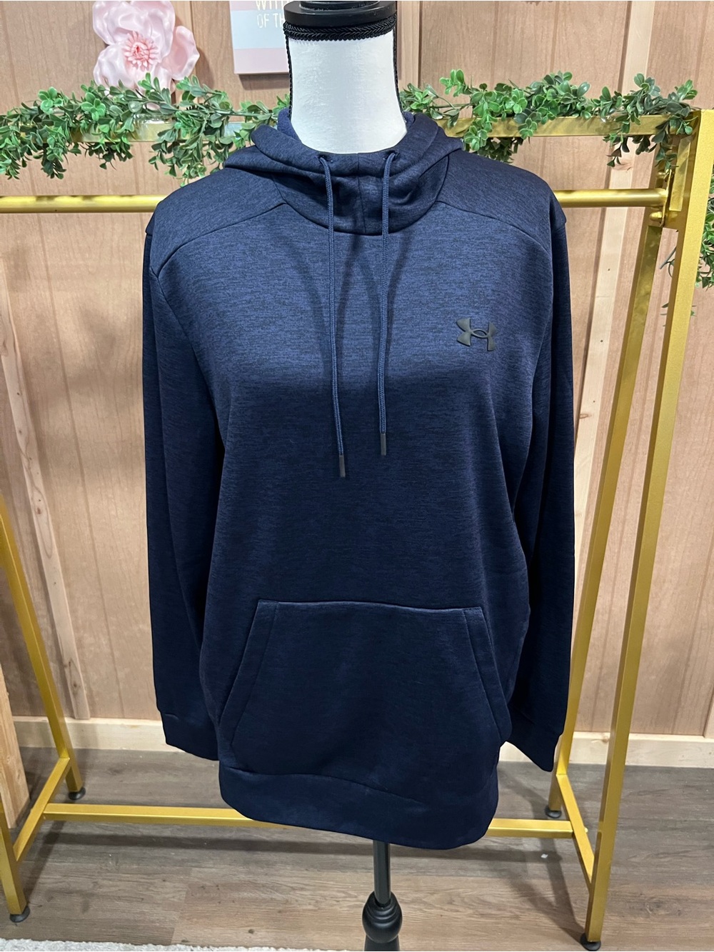 Under Armour Navy Blue Men's Pullover Hoodie